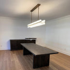 54 Inch Hexagonal Crystal Linear Chandelier – Arcachon