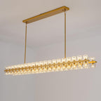 72 Inch Hexagonal Crystal Linear Chandelier – Arcachon