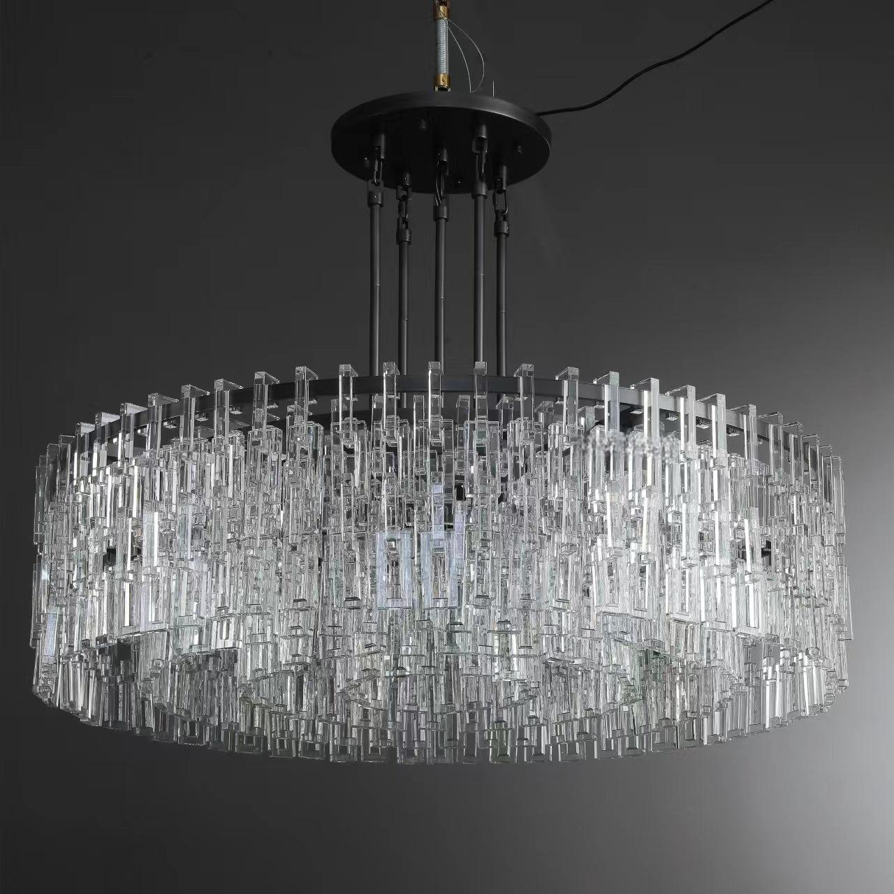 48 Inch Chain Crystal Round Chandelier - Marignan