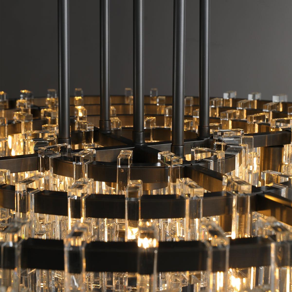 48 Inch Chain Crystal Round Chandelier - Marignan