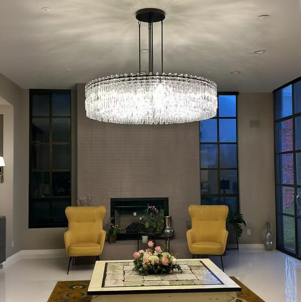 48 Inch Chain Crystal Round Chandelier - Marignan