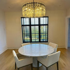 36 Inch Chain Crystal Round Chandelier - Marignan