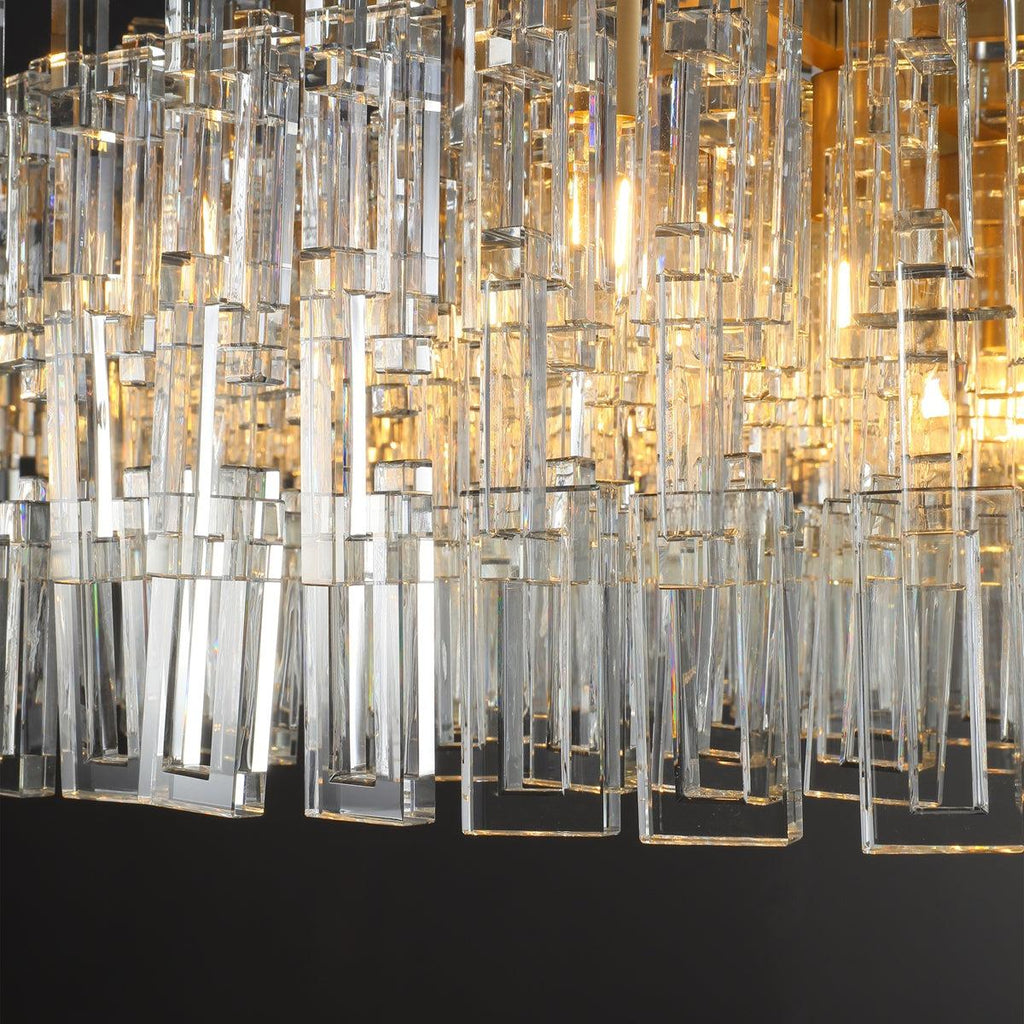 48 Inch Chain Crystal Round Chandelier - Marignan