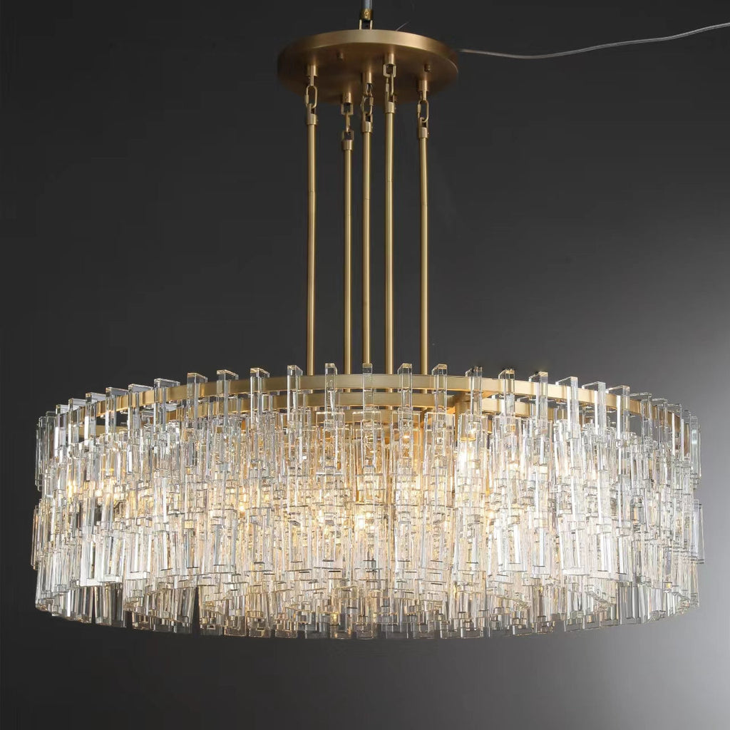 48 Inch Chain Crystal Round Chandelier - Marignan