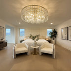 48 Inch Chain Crystal Round Chandelier - Marignan