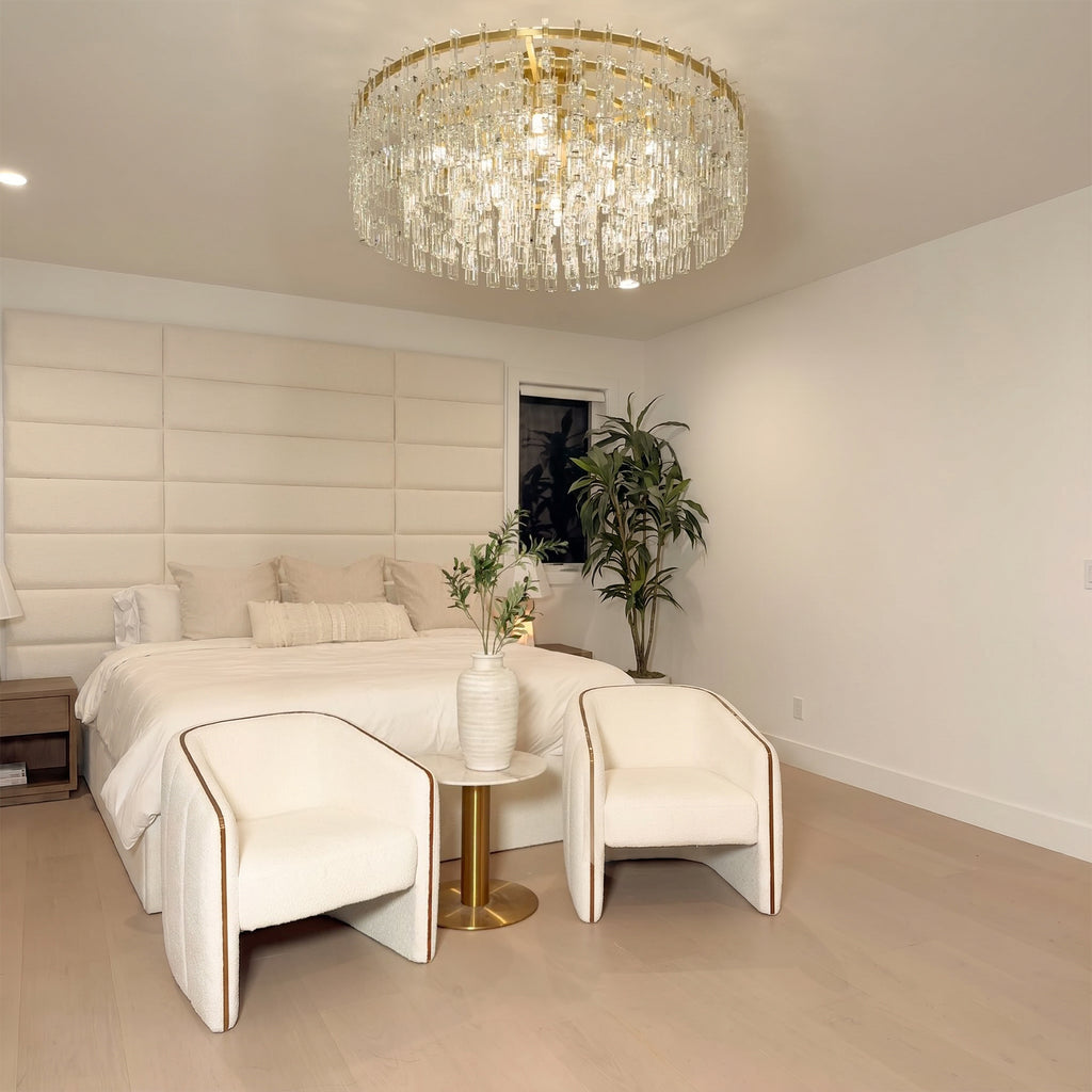 48 Inch Chain Crystal Round Chandelier - Marignan