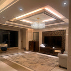 36 Inch Chain Crystal Round Chandelier - Marignan