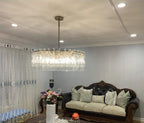36 Inch Chain Crystal Round Chandelier - Marignan