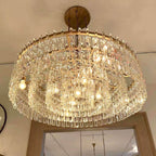 36 Inch Chain Crystal Round Chandelier - Marignan