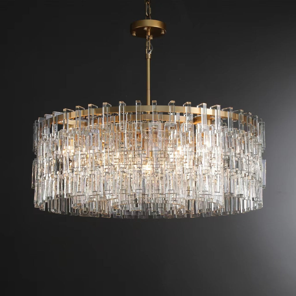 36 Inch Chain Crystal Round Chandelier - Marignan