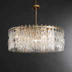 36 Inch Chain Crystal Round Chandelier - Marignan