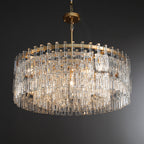 36 Inch Chain Crystal Round Chandelier - Marignan