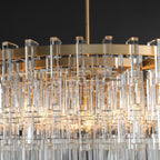 36 Inch Chain Crystal Round Chandelier - Marignan