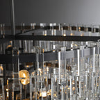 48 Inch Chain Crystal Tiered Chandelier - Marignan