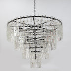 48 Inch Chain Crystal Tiered Chandelier - Marignan