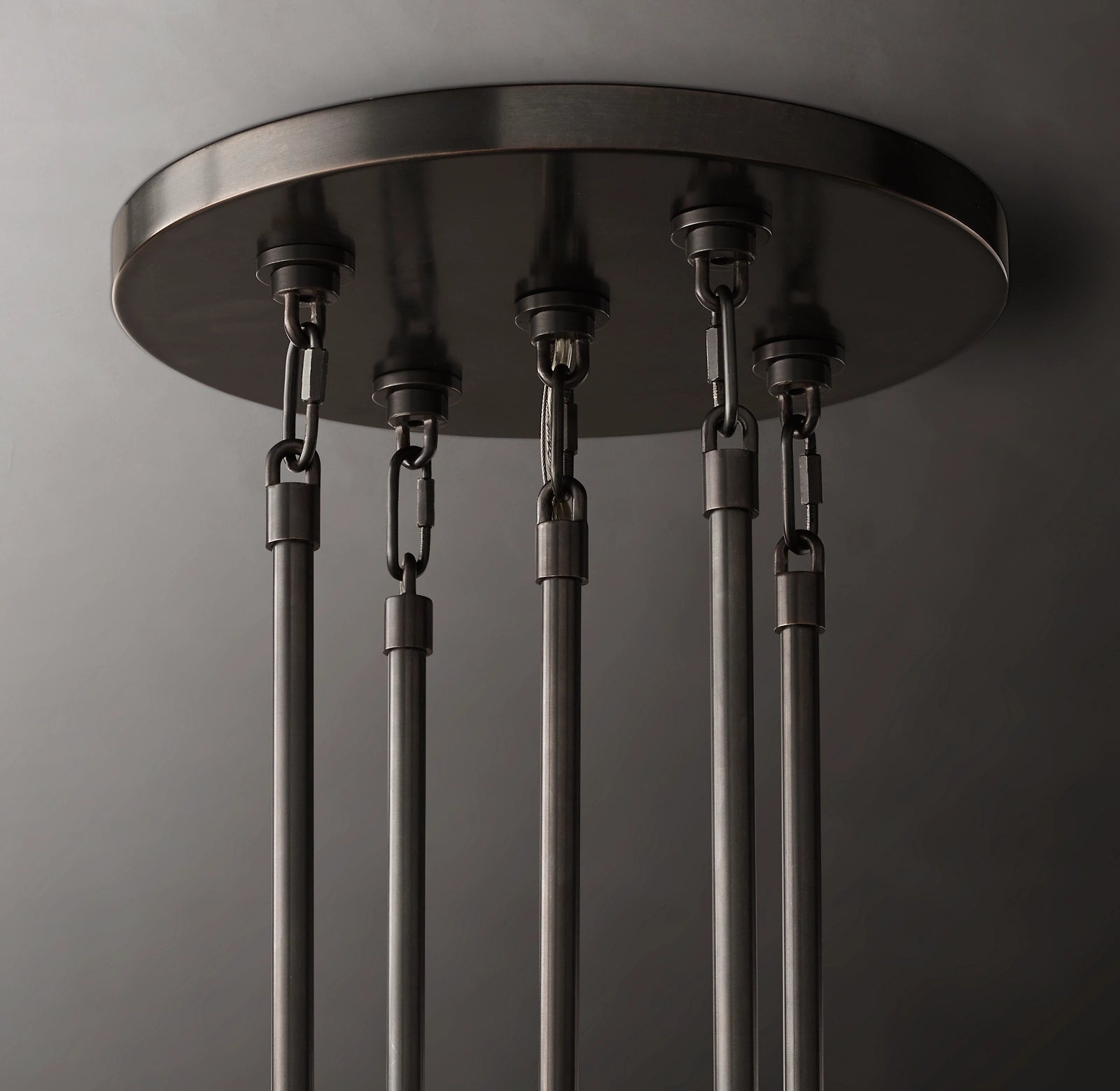 60 Inch Chain Crystal Tiered Chandelier - Marignan