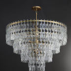 48 Inch Chain Crystal Tiered Chandelier - Marignan