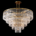 60 Inch Chain Crystal Tiered Chandelier - Marignan