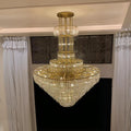 96 Inch Chain Crystal Tiered Massive Chandelier - Marignan