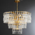 36 Inch Chain Crystal Tiered Chandelier - Marignan
