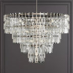 48 Inch Chain Crystal Tiered Chandelier - Marignan