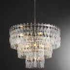 36 Inch Chain Crystal Tiered Chandelier - Marignan