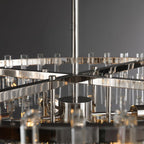36 Inch Chain Crystal Tiered Chandelier - Marignan