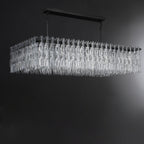 60 Inch Chain Crystal Rectangular Chandelier - Marignan