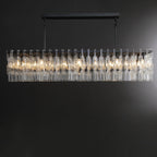 60 Inch Chain Crystal Rectangular Chandelier - Marignan