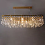 60 Inch Chain Crystal Rectangular Chandelier - Marignan