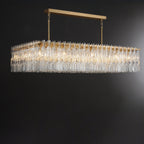 60 Inch Chain Crystal Rectangular Chandelier - Marignan