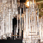 60 Inch Chain Crystal Rectangular Chandelier - Marignan