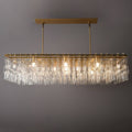 60 Inch Chain Crystal Rectangular Chandelier - Marignan