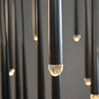48 Inch Pin Cascading Round Chandelier - Aquitaine