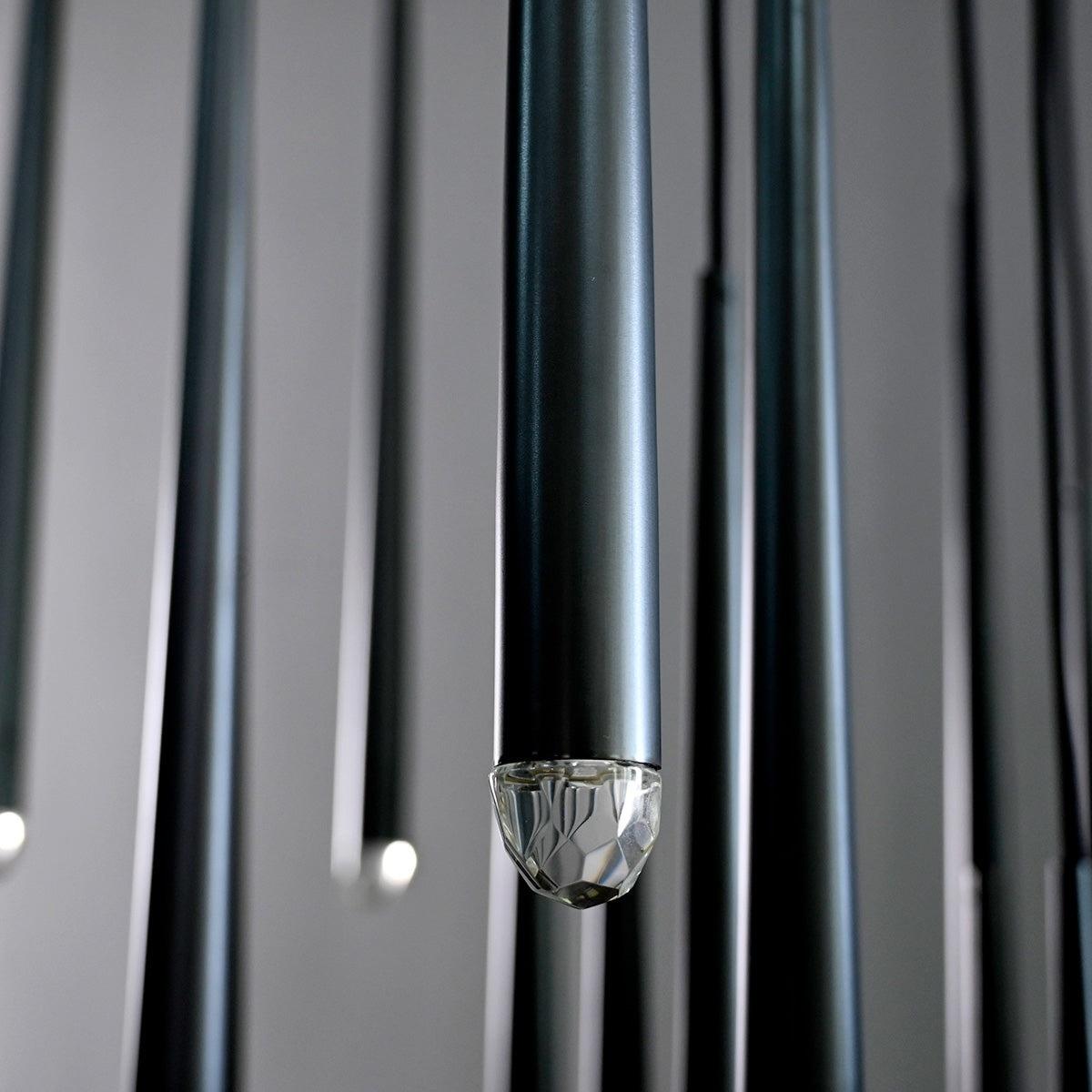 48 Inch Pin Cascading Round Chandelier - Aquitaine
