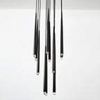 18 Inch Rod Cascading Round Chandelier - Aquitaine