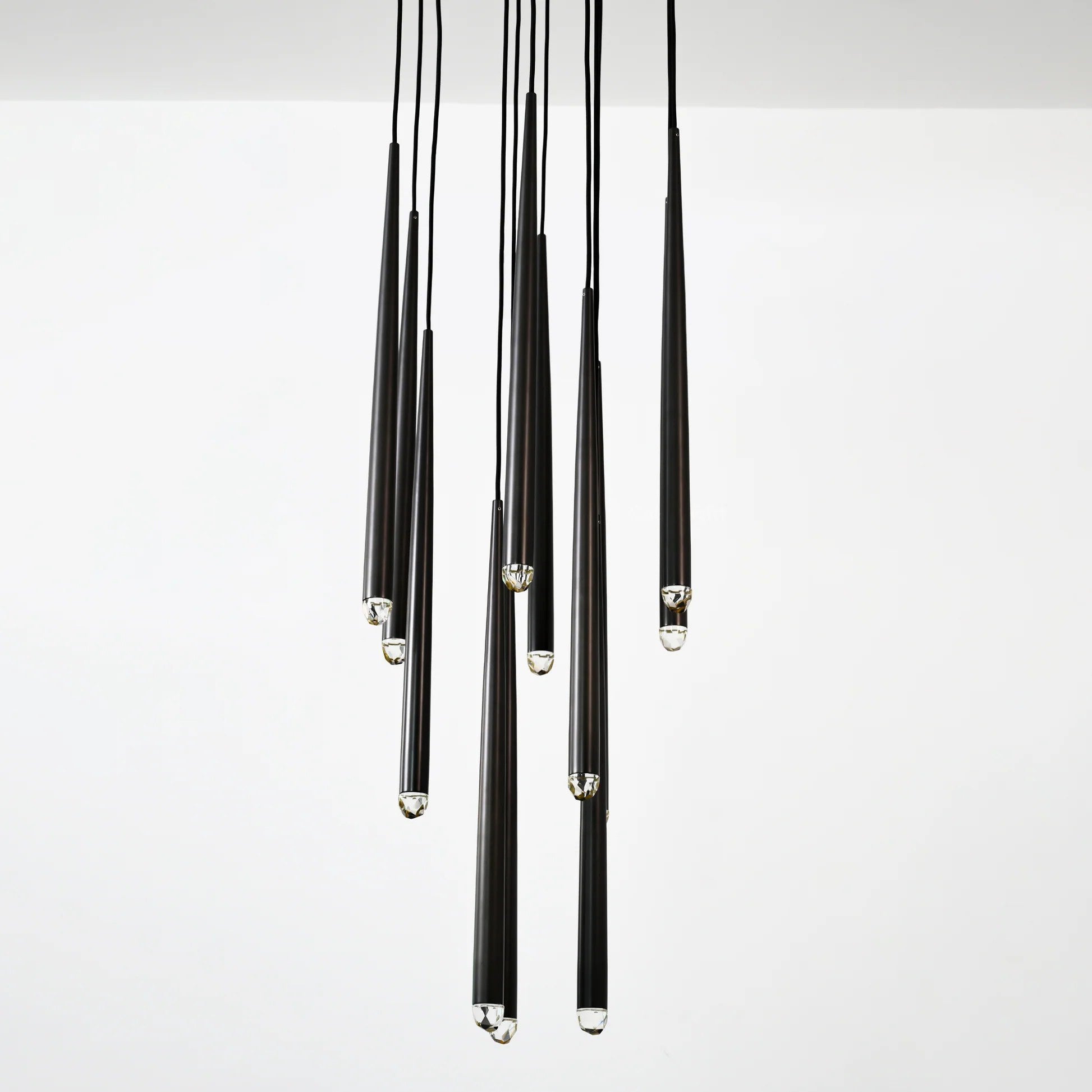 18 Inch Rod Cascading Round Chandelier - Aquitaine