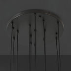 24 Inch Pin Cascading Round Chandelier - Aquitaine
