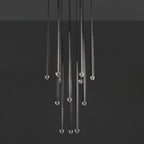 24 Inch Pin Cascading Round Chandelier - Aquitaine