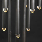 24 Inch Pin Cascading Round Chandelier - Aquitaine