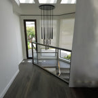 30 Inch Rod Cascading Round Chandelier - Aquitaine