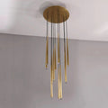 18 Inch Rod Cascading Round Chandelier - Aquitaine