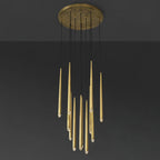 24 Inch Pin Cascading Round Chandelier - Aquitaine