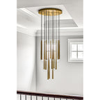 80cm Regentropfen-Rundleuchter