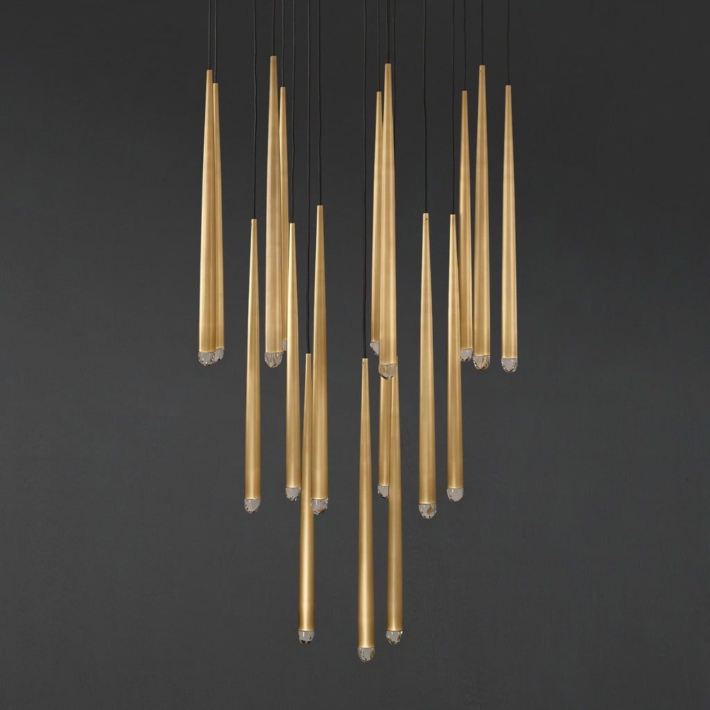 80cm Regentropfen-Rundleuchter