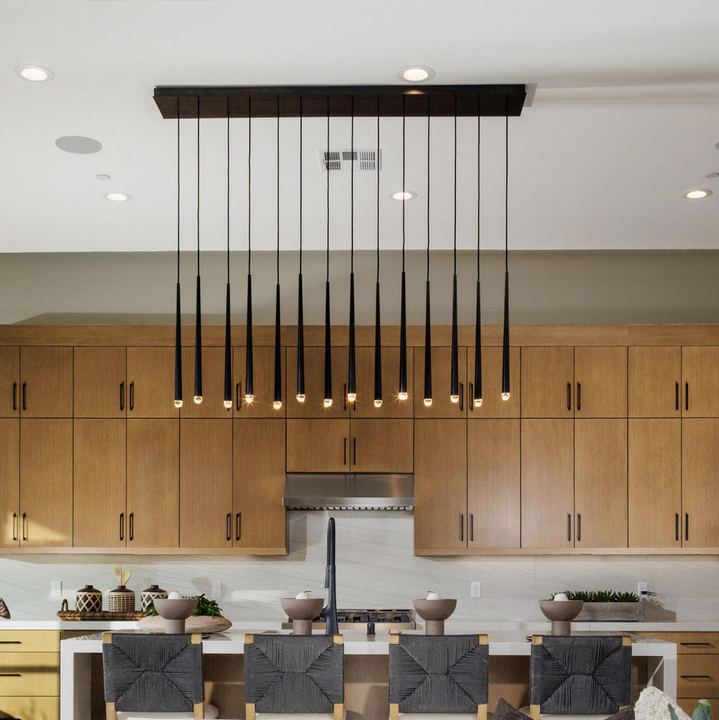 60 Inch Rod Linear Chandelier - Aquitaine