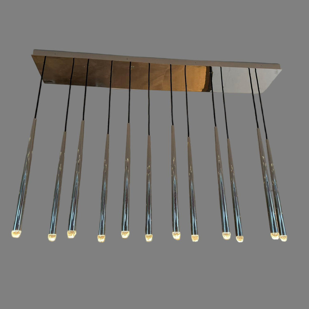 60 Inch Rod Linear Chandelier - Aquitaine
