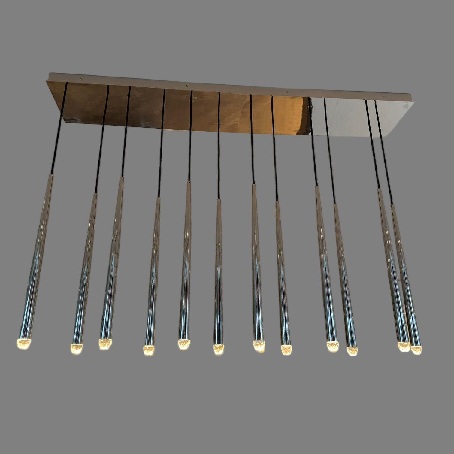 60 Inch Rod Linear Chandelier - Aquitaine