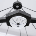 48 Inch Globe Crystal Ring Chandelier - Eclatant