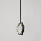 7 Inch Hexagonal Crystal Pendant Light - Eclatant
